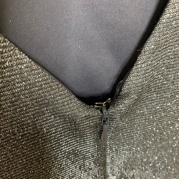 Marina Gown Women's 6 Silver Dress Prom Homecoming Wedding Elegant - Picture 12 of 16